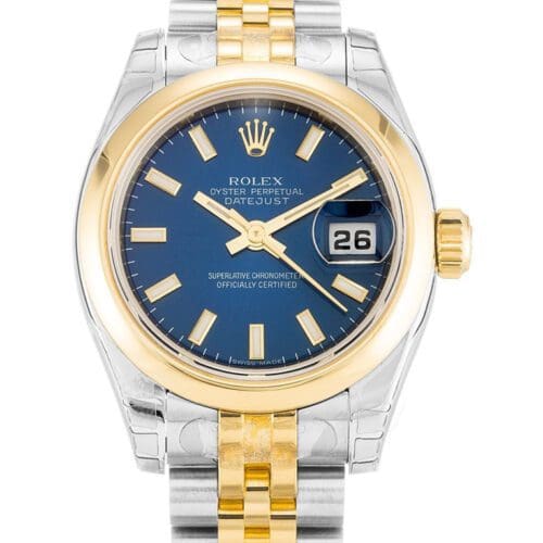 Rolex Lady-Datejust Blue Dial Super Clone 179163